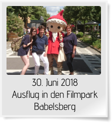 30. Juni 2018 Ausflug in den Filmpark Babelsberg