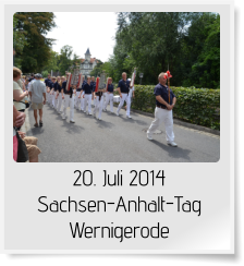 20. Juli 2014 Sachsen-Anhalt-Tag Wernigerode