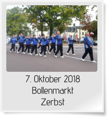 7. Oktober 2018 Bollenmarkt Zerbst