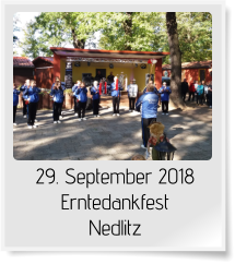 29. September 2018 Erntedankfest Nedlitz