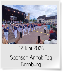 07 Juni 2026 Sachsen Anhalt Tag Bernburg